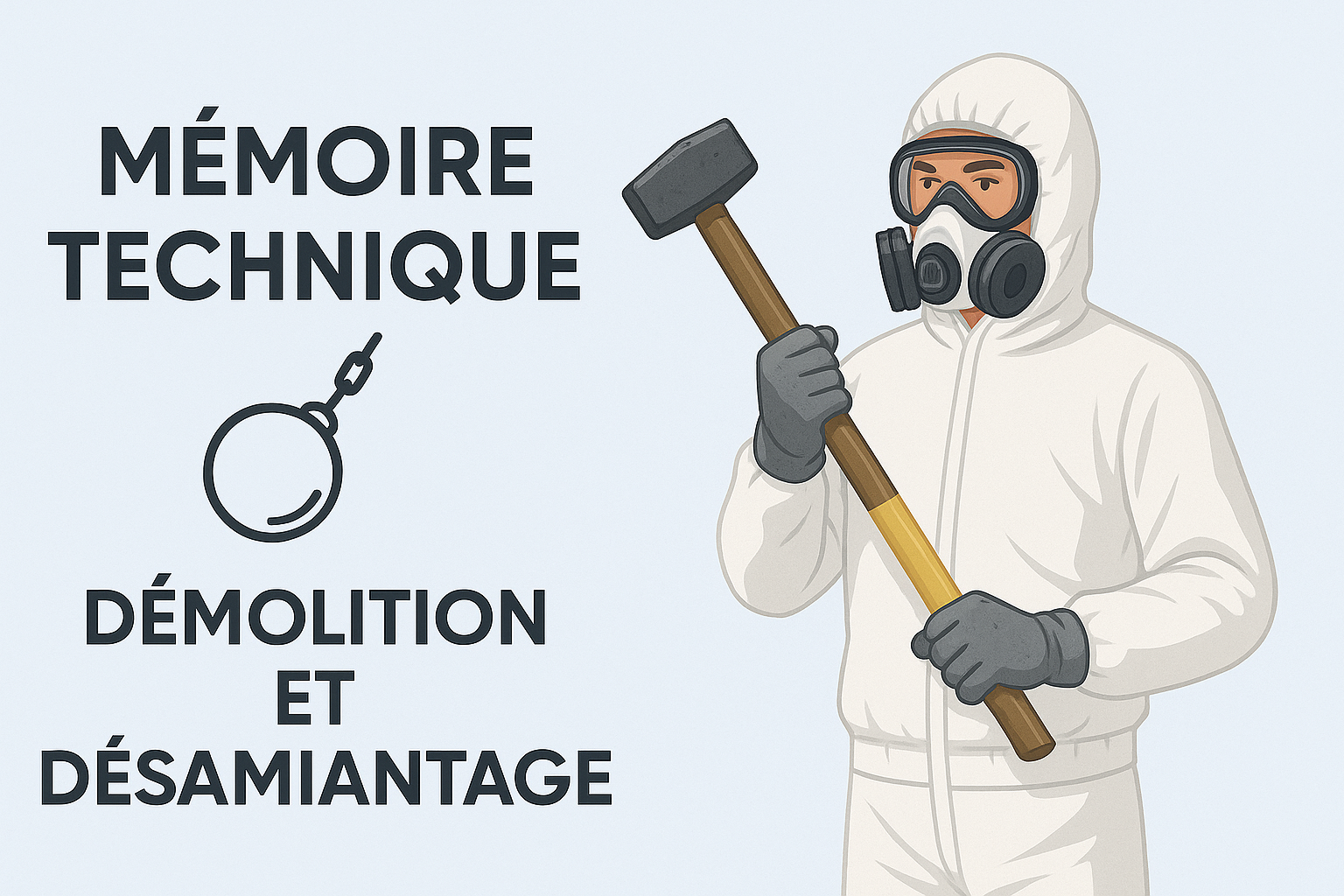 Mémoire technique Démolition et Désamiantage pour appel d'offres