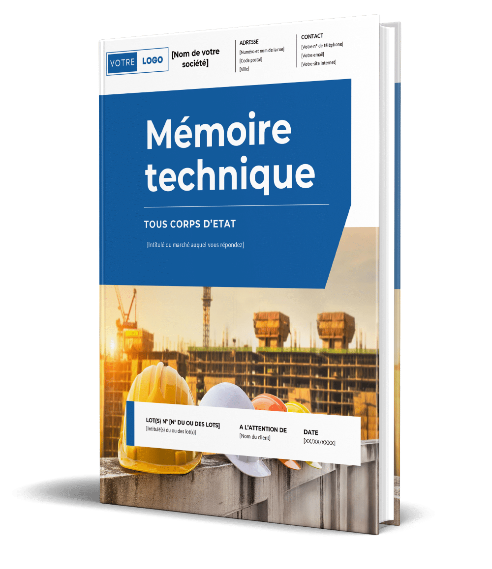 Modèle de mémoire technique tous corps d'état Word Qualisatis