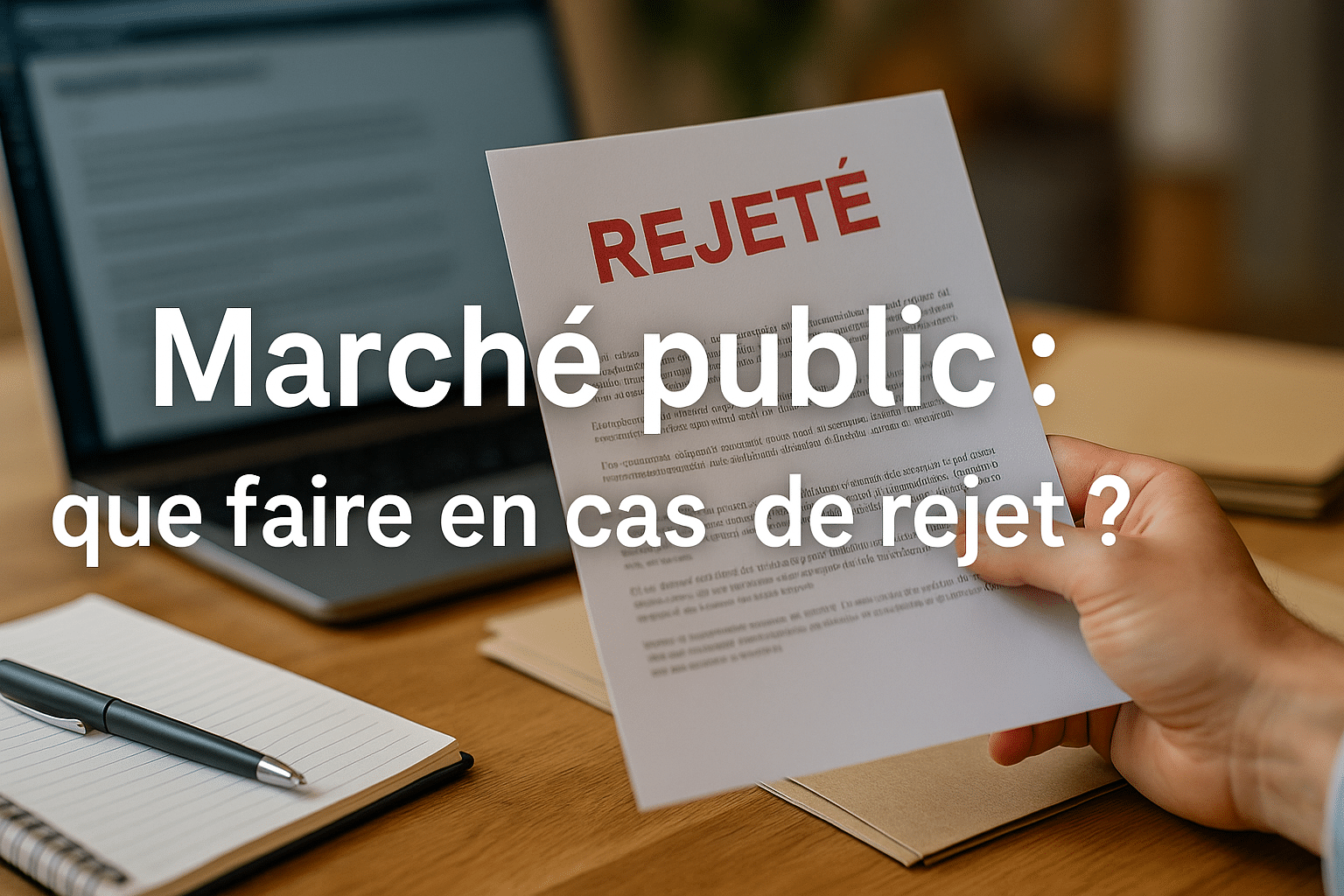 Rejet de votre offre lors d'un appel d'offres