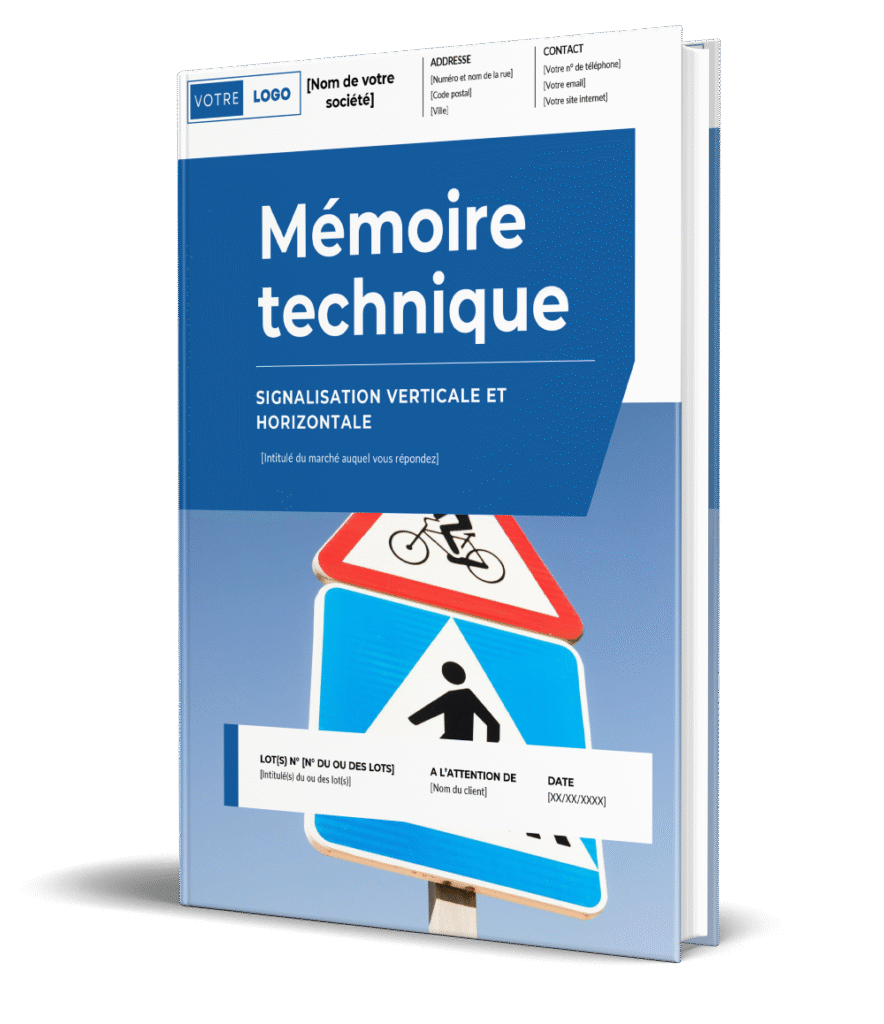 Mémoire Technique Signalisation verticale et horizontale