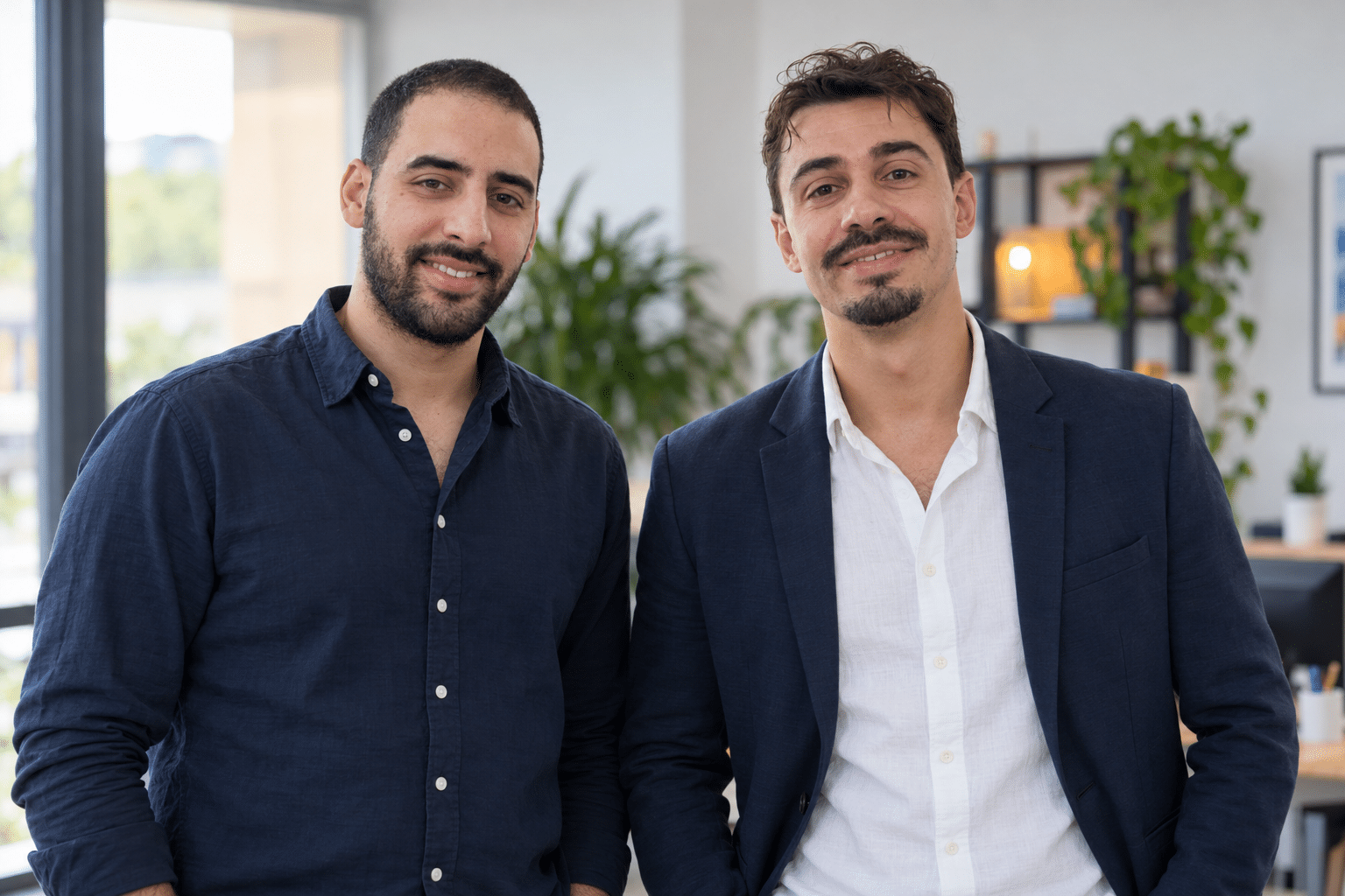 Hugo Lavigne et Youness El Alaoui, fondateurs de Qualisatis, anciens acheteurs